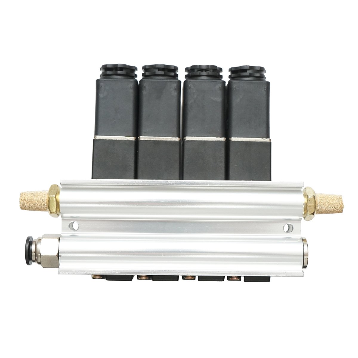 Set 4 electroventile Tractor Forestier 12V cu rampa 2 deschis/2 inchis pentru DISRA99